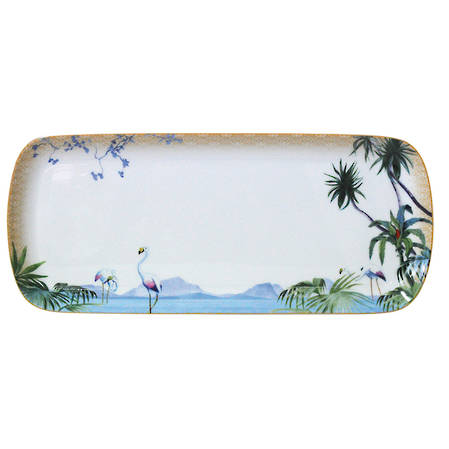 Tropiques Rectangular Cake Plate
